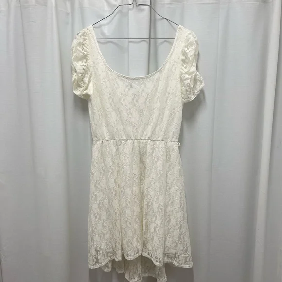 Deb Dresses | Deb Cream Lace Dress | Color: Cream | Size: M | Kitty887's Closet Deb Dresses | Deb Cream Lace Dress | Color: Cream | Size: M | Kitty887's Closet